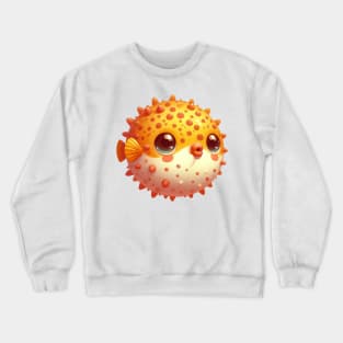 Cute Puffer Fish Crewneck Sweatshirt